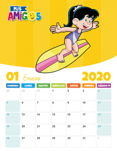 Calendario Enero 2020