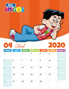 Calendario Abril 2020