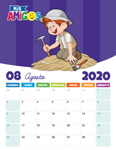 Calendario Agosto 2020