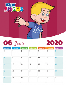 Calendario Junio 2020