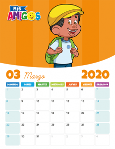 Calendario Marzo 2020