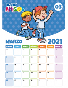Calendario Marzo 2021