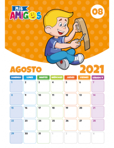 Calendario Agosto 2021