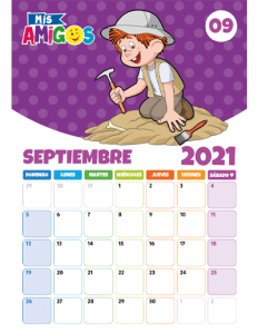 Calendario Septiembre 2021