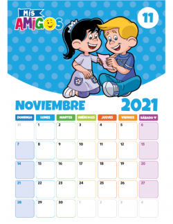 Calendario Noviembre 2021