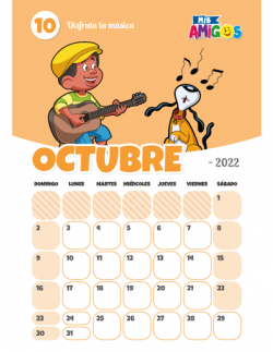 Calendario Octubre 2022